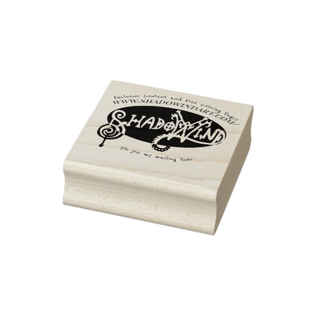 Caucho Sello de Madera (Sello)
