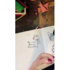 Caucho Sello de Madera