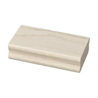 Caucho Sello de Madera