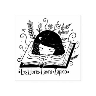 Caucho Sello de Madera