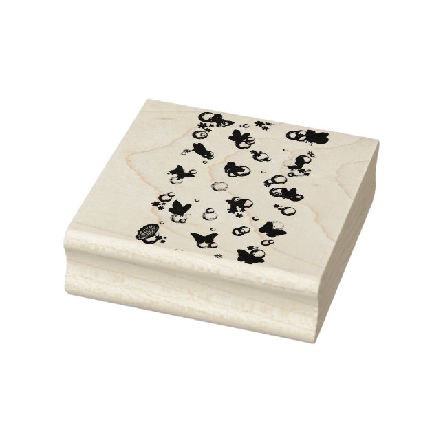 Caucho Sello de Madera (Sello)