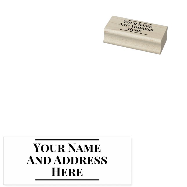 Caucho Sello de madera de dirección (Sellado)