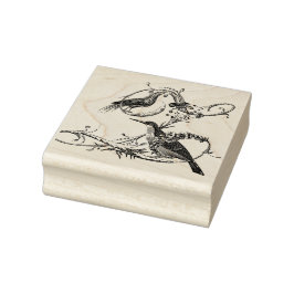 Caucho Sello de madera de pájaro Yacou