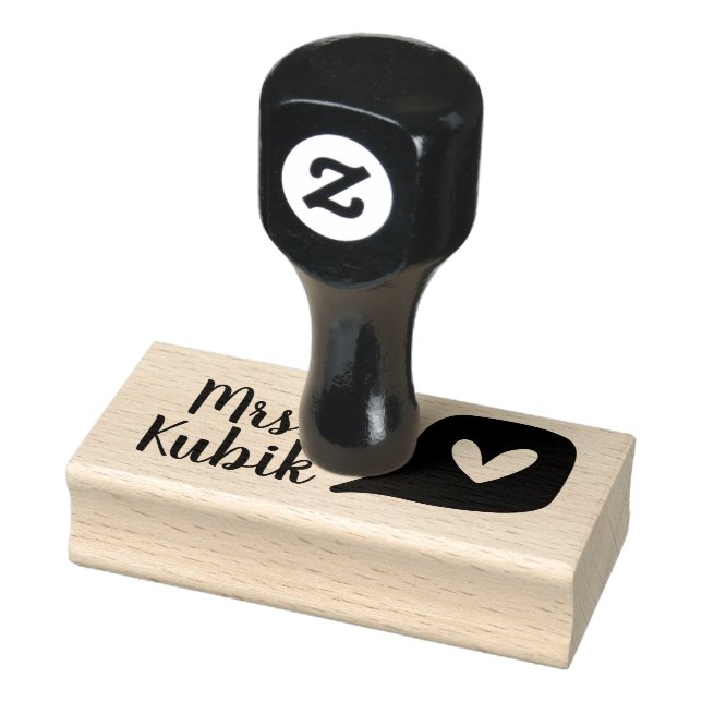 Caucho Sello de Maestro de Amor Personalizado (Sello)