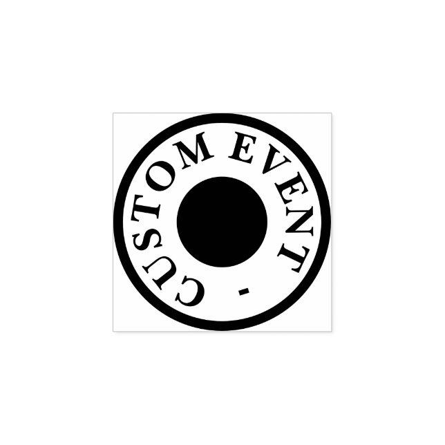 Caucho Sello de mano de evento de personalizado (Impresión)