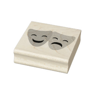 Caucho Sello de máscaras de drama