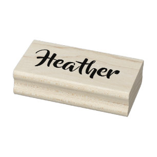 Caucho Sello de nombre de goma personalizado
