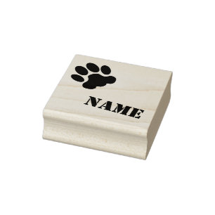 Caucho Sello de nombre del Mascota del personalizado, sel