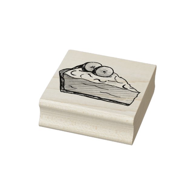 Caucho Sello de pan de postre de crema de plátano (Sello)