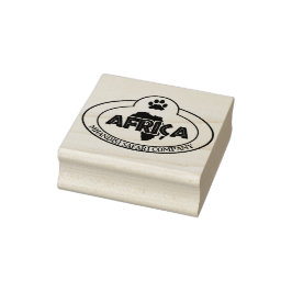 Caucho Sello de pasaporte africano