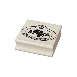 Caucho Sello de pasaporte africano