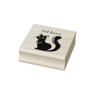 Caucho Sello de paso de gato