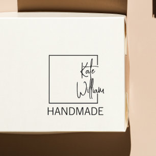 Caucho Sello de personalizado para artículo hecho a mano