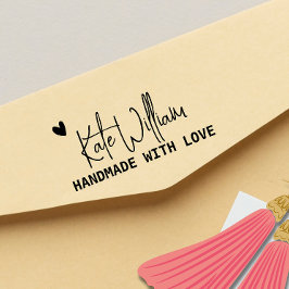 Caucho Sello de personalizado para artículos hechos a man