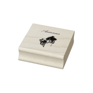 Caucho Sello de piano de personalizable