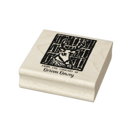 Caucho Sello de placa de biblioteca de cierres