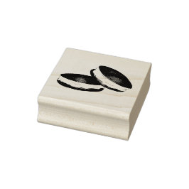 Caucho Sello de postre de chocolate holandés Whoopie Pie