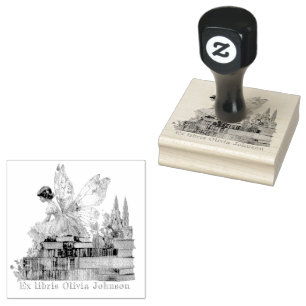Caucho Sello de propietario de libros personalizado para 