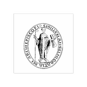 Caucho Sello de San Anselmo de Canterbury