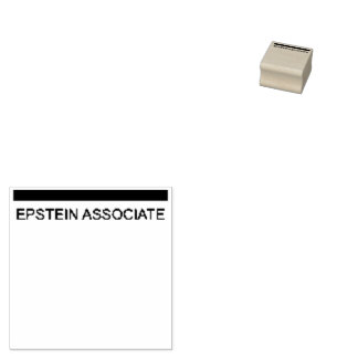 Caucho Sello de tachado ASOCIADO DE EPSTEIN