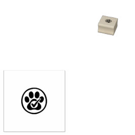 Caucho Sello de Tarjeta de Lealtad para Paseador de Perro