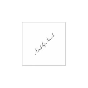 Caucho Sello de tarjeta de recompensa/fidelidad de texto 