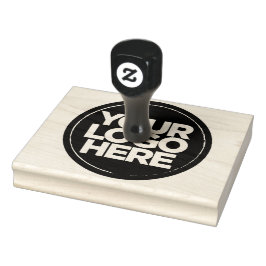 Caucho Sello de tinta de goma grande y negrita