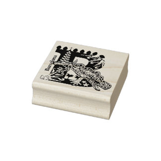 Caucho Sello de tipografía B (Barcelona: España)