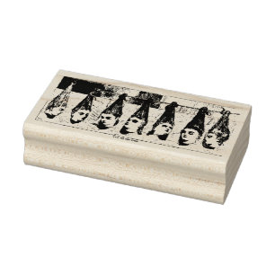 Caucho Sello decapitado extraño de las señoras del