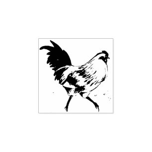 Caucho Sello del gallo de Pascua Egger