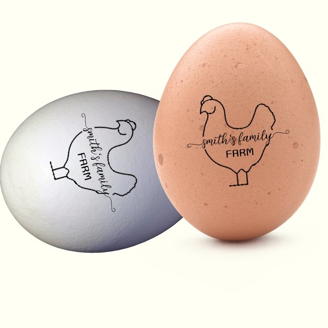 Caucho Sello miniatura de silueta de pollo personalizado  (Subido por el creador)