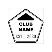 Sello personalizado del nombre del club de fútbol