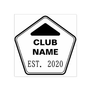 Caucho Sello personalizado del nombre del club de fútbol