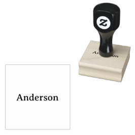 Caucho Sello profesional simple de 2" x 2"