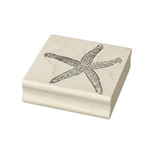 Caucho Sello Starfish para tarjeta de embarque Beach Pass