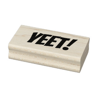 Caucho Sello "YEET!" de goma
