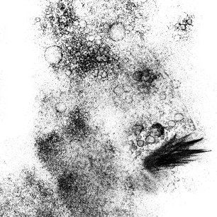 Caucho Splotches Sello de Arte en Madera