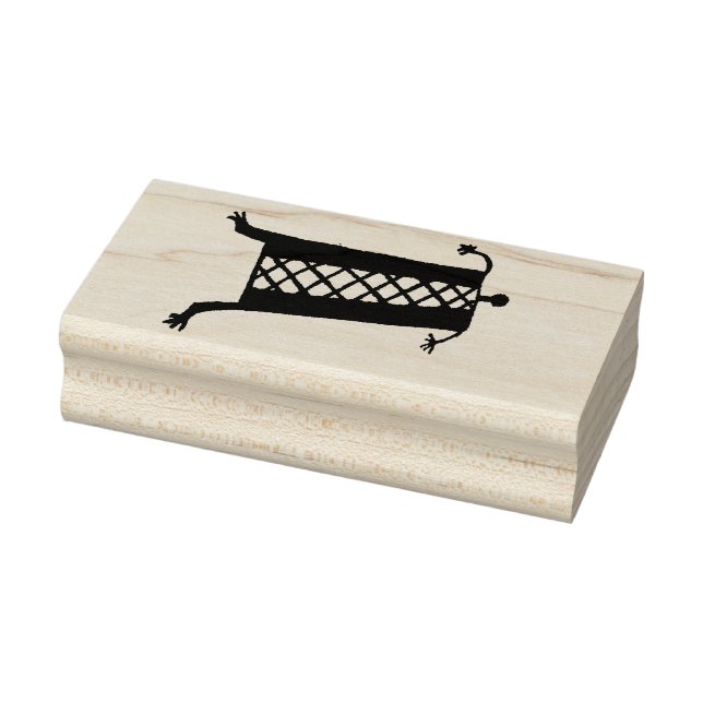 Caucho Suroeste, arte rupestre, petroglifo sello de goma (Sello)