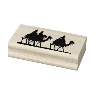 Caucho Tres sabios con sello de goma de camellos