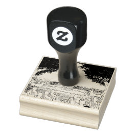 Caucho Triple Gemas: Buda, Dharma, sello de goma de Sangh