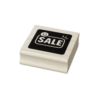Caucho Venta - sello de madera. Perfecto para los amantes
