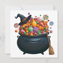 Cauldron De Tarjetas De Regalaje Y Gummitas