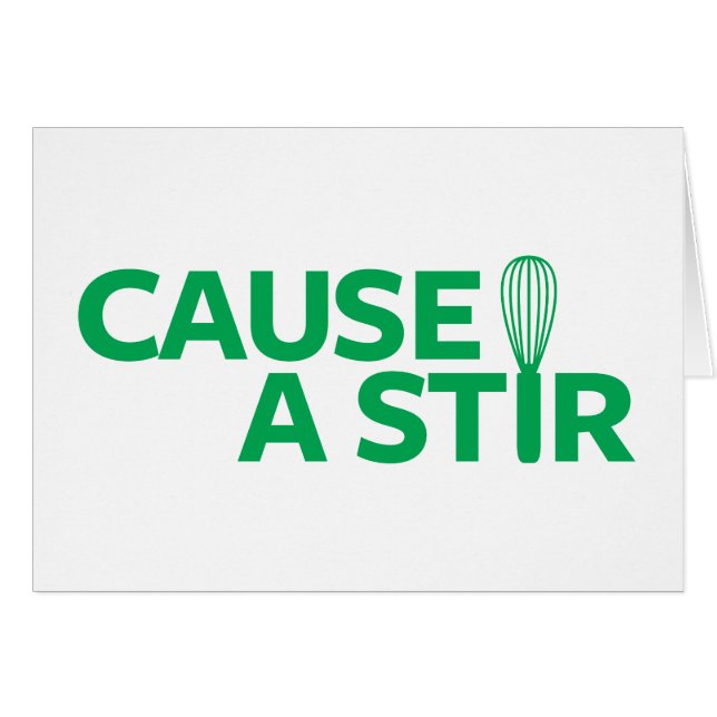 Cause un Stir (Anverso (Horizontal))