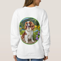 Cavalier cute Perro de las mujeres sudadera Hershe
