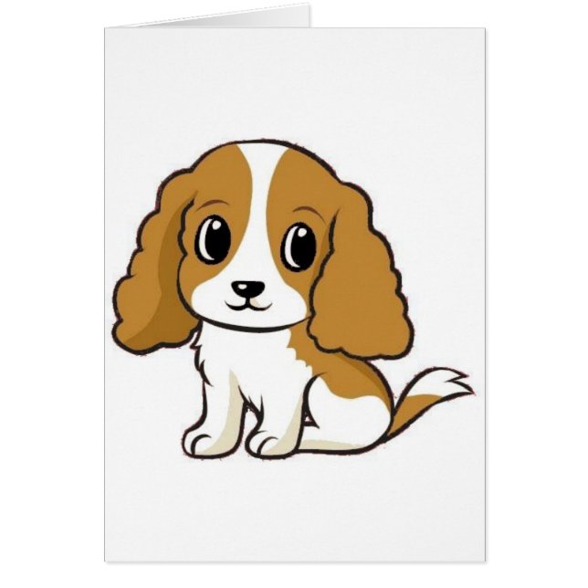 cavalier kcs blenheim cartoon (Frente)