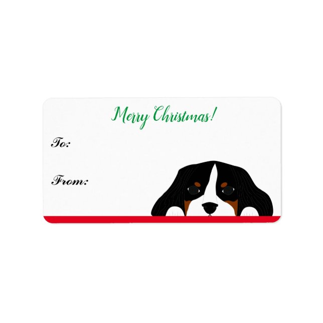 Cavalier King Charles Navidades Spaniel Etiqueta d (Frente)