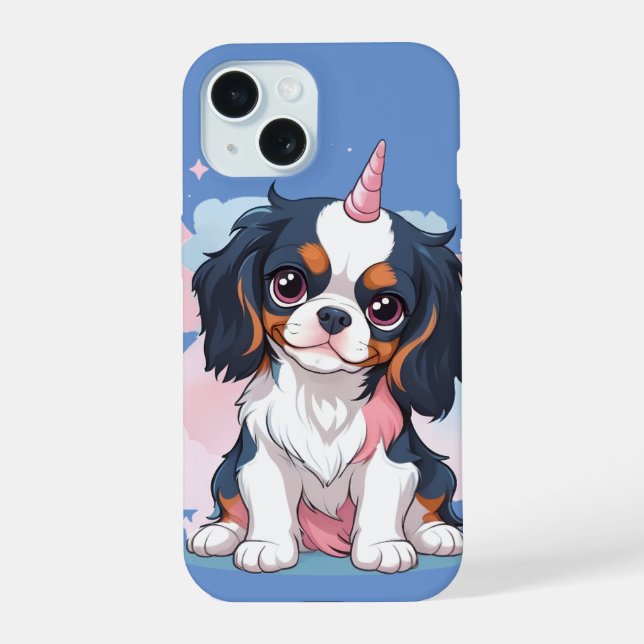 Cavalier King Charles Pastel Unicorn (Reverso )