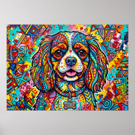 Cavalier King Charles Spaniel Arte Popular Neo-Pop