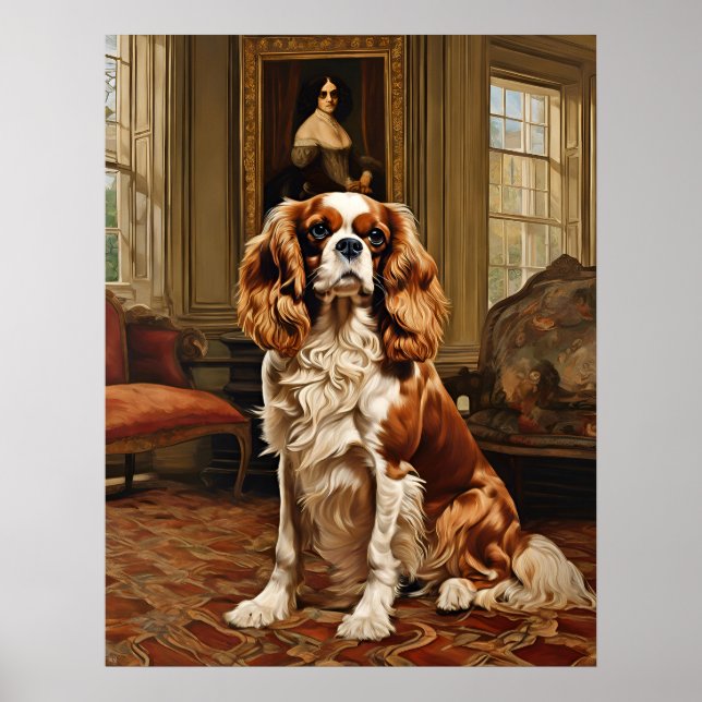 Cavalier King Charles Spaniel - Impresión de arte  (Frente)