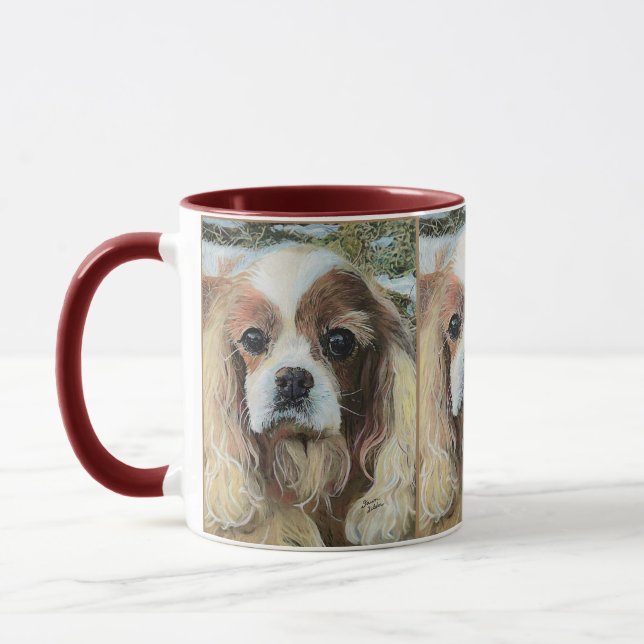 Cavalier King Charles Spaniel taza de café (Izquierda)